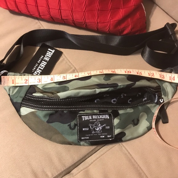 True Religion Hip Sack Logo Belt Bag Fanny Pack - Picture 8 of 9